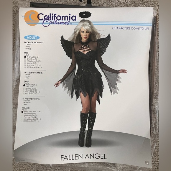 Fallen Angel Halloween costume - Picture 3 of 4